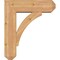 Ekena Millwork Thorton Craftsman Smooth Bracket w/ Offset Brace, Western Red Cedar, 7 1/2"W x 24"D x 28"H BKT0806X24X28THR04SWR - alternate 2